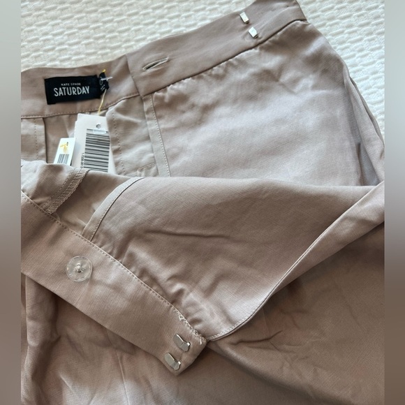 Kate Spade Saturday Mushroom Cuffed Short Size 2 NWT - Picture 13 of 16